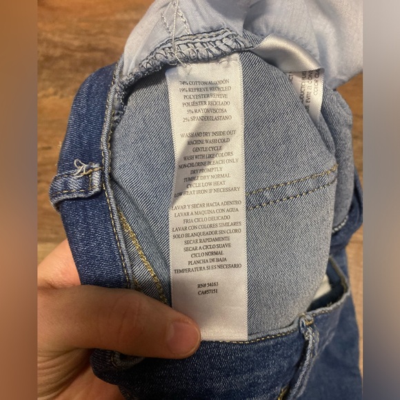 *SOLD* Calvin Klein Repreve High Rise/Waisted Skinny Ankle Denim Jeans Size 12 - Picture 5 of 7